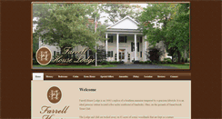 Desktop Screenshot of farrellhouselodge.com
